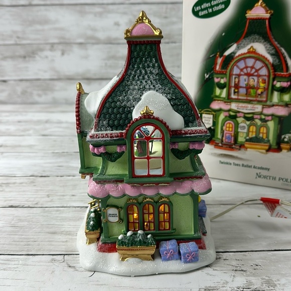 Department 56 Other - Department 56 Twinkle Toes Academy North Pole 799921 Christmas Village Read